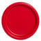 Unique-Piatti Ecologici in Carta-23 cm-Colore Rosso-Confezione da 16, Red, 31453EU