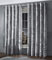 Intimates Luxury Thermal Crushed Velvet Silver Grey Ringtop Pair of Curtains (66 Wide x 90 Drop)