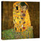 Wieco Art - Der Kuss von Gustav Klimt berühmte Ölgemälde, Reproduktionen, Galerie, verpackt, moderner Giclée-Leinwanddruck, Kunstwerk, Bilder auf Leinwand, Wandkunst für Wohnzimmer, Schlafzimmer,