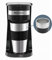 Elite Gourmet EHC111A Personal Single-Serve Compact Coffee Maker Brewer Includes 14Oz. Stainless Steel Interior Thermal Travel Mug, Compatible with Coffee Grounds, Reusable Filter, Black