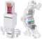 PETECHTOOL 6X Connecteur réseau sans outil CAT6 CAT5 CAT5E UTP RJ45 Fiche pour câbles réseau AWG 23-26