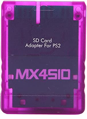 Adaptador de Tarjeta de Memoria, Adaptador de Lector de Tarjeta de Memoria de Repuesto para Adaptador de Tarjeta de Almacenamiento de Consola de Juegos sin Tarjeta SD (Púrpura Transparente)