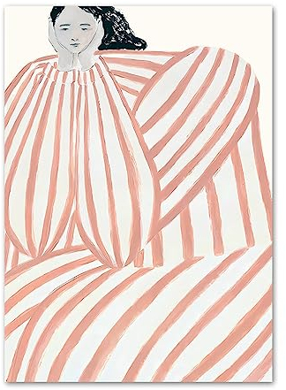 LVTFCO Sofia Lind Body Line Poster Sofia Lind Wandkunst Sofia Lind druckt abstraktes Leinwandgemälde für Schlafzimmer Wandkunst Dekorbild 40x60cmx1 Kein Rahmen