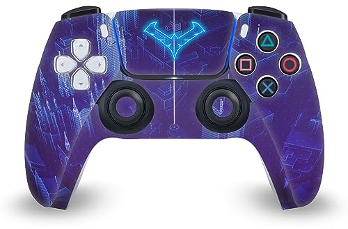 Head Case Designs Officially Licensed Gotham Knights Nightwing Character Art Vinyl Faceplate Sticker Gaming Skin Decal Cover Compatible With Sony PlayStation 5 PS5 DualSense Controller