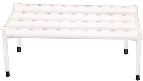 Aquaponic, Hydroponic System, Hydroponisches Anzuchtsystem Pvc-Rohr, Einlagig, 36 Löcher, Hydrokultur, Mit 30 L Faltbarem Wassertank, Hydrokulturpflanzen, Für Den Anbau Von Salat... 0826(Color:Pads