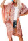 Breezy Lane Damen Badeanzug Cover Up Kimono Boho Loose Sommer Strickjacke Bikini Beachwear Cardigan Resort Bekleidung