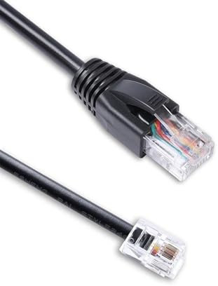 Câble adaptateur réseau RJ45 vers RJ9 8P8C vers 4P4C (1 m)