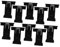 Luxshiny 10pièces Support Fixe Pour Disjoncteur Avec Montage Caché Cadre De Support Pour Installation Sécurisée De Disjoncteurs Électriques