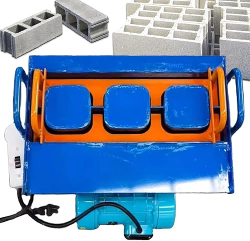 Mini Prensa eléctrica for Bloques de hormigón, máquina for fabricar Bloques de hormigón, 30 Ladrillos/Hora, portátil y eficiente, for Hacer tú Mismo(H4)