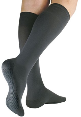 Solidea Relax Unisex Therapeutic Knee-High Socks - Medium Compression - Medium Black