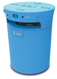 iLuv isp165 Handy Bluetooth Blau Lautsprecher – Lautsprecher (Handy, Blau, kabellos, Bluetooth, A2DP, Akku/Batterie)