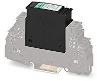 PHOENIX CONTACT PT 2X2-HF-12 DC-ST Überspannungsschutzstecker für Basiselement, Querspannungsgrob und Feinschutz, Schwarz, 12 V DC, 10 Stück