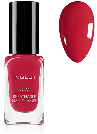 Inglot O2M Atmungsaktiver Nagellack, Luft-und Wasserdurchlässig, Hält den Nagel Langanhaltend in Optimalem Zustand, Perfekte Maniküre für Jeden Anlass, 11 ml : 661