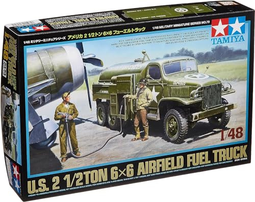 TAMIYA TAM32579 300032579-0.075 US WWII 2.5 to 6 x 6 Airfield Tankw
