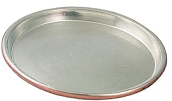 Vigor-Blinky 94080-60 Teglie in Rame Stagnato, Tonde, con Bordo da 3 cm, Diametro 60 cm