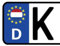 2x Kennzeichen Aufkleber NIEDERLANDE Nummernschild Sticker (ca.2 cm)