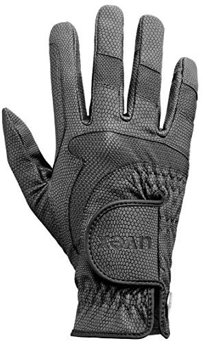 uvex i-Performance 2 - Flexibler Reithandschuh für Damen und Herren - strapazierfähig - optimale Belüftung - Black - 9.5