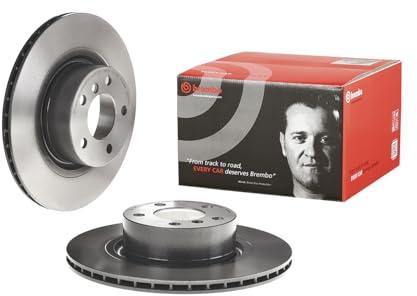 Brembo 09.B569.11 Hintere Bremsscheibe mit UV Lackierung, Anzahl 2 | Kompatibel mit: BMW X3, X4