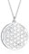 Elli Collier Femme Ornement Symbole de la Fleur de Vie en Argent Sterling 925