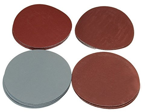 30pcs 150mm /6'' Inch Grit 800/1000/1200/1500/2000/3000 Sanding Discs Hook Loop Sandpaper Round Sandpaper Disk Sand Sheet