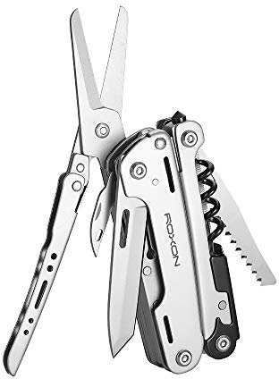 18 in 1 Schneeflocke Multi-Tool Edelstahl Portable Steel Tool,Multitool Zange Pocket Multitool Multitool mit Bits Gruppe Multitool