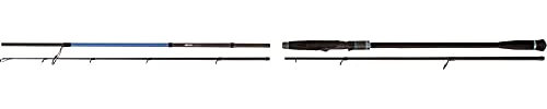Zebco Premium Spinnrute Z-Cast Travel Spin Angelrute Spinnfischen 4-teilige Reiserute Einsteigermodell Raubfisch-Angeln, Schwarz-Blau, 2,45 m