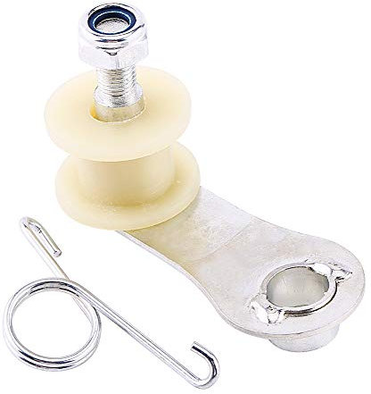 Yctze pour ressort tension chaîne quad pour tendeur de chaine moto Curseur de rouleau de Guide de réglage de Tension de tendeur de chaîne pour la moto de Mini vélo de fosse de saleté Tendeur De Chaîn