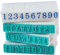 CHGCRAFT 36Stück Stempel Set Plastik Gummi Zahlen Symbole Plastik Stempel für Spiel Spaß Hobby Schulische Früherziehungsaktivitäten 38x12mm