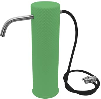 aquablum® bloomi Wasserfilter für Wasserhahn, Design Trinkwasserfilter Auftisch filtert mit Aktivkohle & Keimsperre bis 99% Schadstoffe, Viren, Keime, Bakterien. 6 Monate bis Filterwechsel