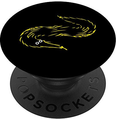 Meme für Teenager oder Kinderwurm an einer Schnur. PopSockets mit austauschbarem PopGrip