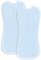 Comfy Cubs Wickeldecke für Babys, Mädchen, Jungen, einfacher Reißverschluss, 2er-Pack, Neugeborene, Schlafsack (Klein: 0–3 Monate - Blau)