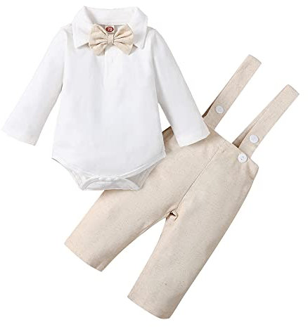 Bébé Garçons Costume De Baptême Gentleman Vêtements Ensembles Toddler Garçons À Manches Longues Cravate Costume De Mariage pour Le Printemps Automne
