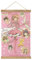 Anime Card Captor-Sakura Scroll-Poster Stoffbild Kunst Holz DIY Rahmen Hängender Druck Aufhänger für Raumdekoration Öl Leinwand Kit Geschenk