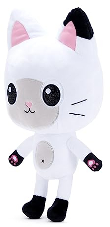 Famosa Softies Pandy Paws 760022858 Plüschfigur aus der Cartoon-Serie Gabby's Dollhouse, 46 cm, kuschelig, kuschelig, Material: 100% recycelte Faser, für Jungen und Mädchen jeden Alters