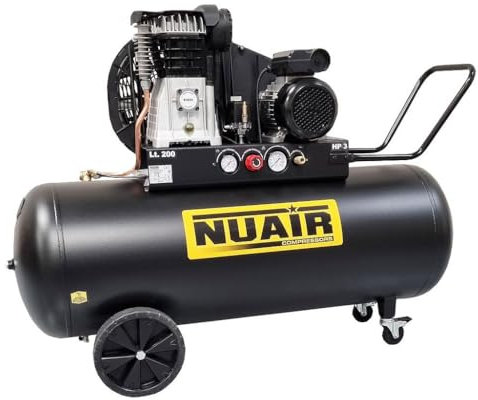 Compresseur à piston Nuair B3800B/3M/200 TECH PRO 3cv 2,2kW 200L 230Vca