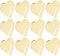 DEARMAMY 30pcs Heart Drink Tags Acrylic Wine Charms Heart Love Shaped Drinking Glasses Marker Wine Glass Charms Stem Marker for Bar Wedding Party Beverages Golden