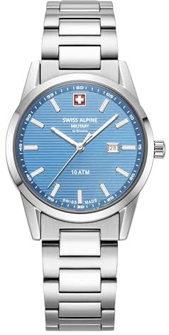 swiss alpine military Damen Uhr Analog Quarz 7767.1131SAM Edelstahl