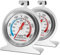 ThermoPro 2-Pack Oven Thermometer for Gas Oven, 50-300°C/100-600°F Instant Read Cooking Thermometer with 431 Stainless Steel, Oven Thermometer for Electric Oven Temperature, Analog in Oven Thermometer