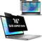 Hinnwer Magnetic Laptop Privacy Screen 16 Inch for 16:10 Aspect Ratio, Removable & Anti Glare Blue Light, Laptop Screen Privacy Filter 16 Inch for Hp/Dell/Acer/Lenovo/ThinkPad/Asus/Sony