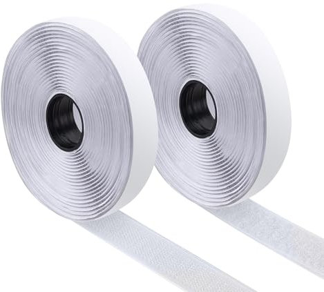 Anstore feltro adesivo, 5 m x 20 mm, extra forte, 2 cm di larghezza, 5 m di lunghezza, colore bianco, per zanzare, cuscino da divano