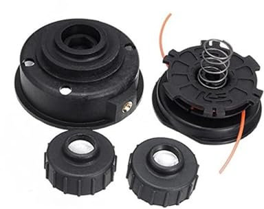 Pizgear Kit de tête de Coupe à Double Fil avec Bobine Bump Feed for Tondeuse à Gazon Ryobi et Expand Bobine pour Tondeuse à Gazon