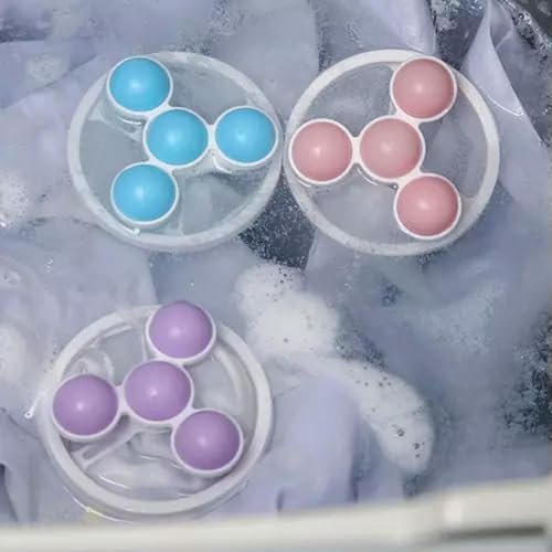 Waschmaschine Haarfilter Schwimmender Haustier Flusen Haarfänger Entfernung e D9R7 NEU-Blau