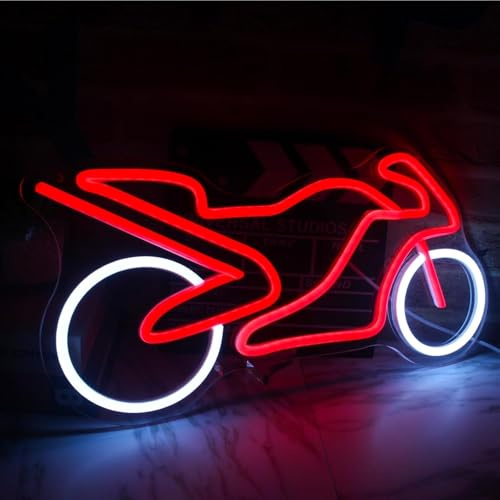 Motorrad LED Neon Zeichen dimmbare Acryl Dekorative Lampe Licht auf Zeichen für Schlafzimmer Wohnzimmer Bar Küche Party Hochzeit Kunst Wanddekoration
