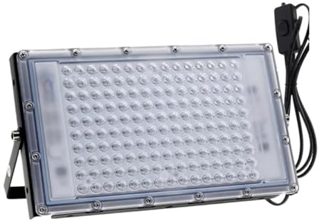 UV-Lampe zur Aushärtung, 100W 300W UV Schwarzlicht Flutlicht mit wasserdichten Neon Glow Ultraviolettlampen(300W)