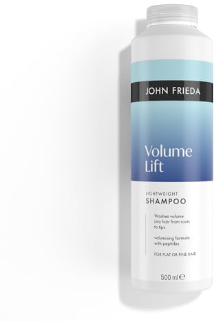 John Frieda Volume Lift Lightweight Shampoo 500ml Fine Hair | Body & Bounce, Soft Feel, Hair Care