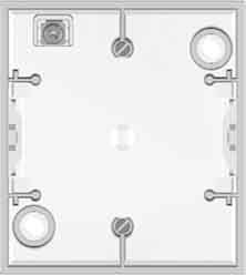 Hager – Box Sockel 1 Element B7/B1/B3 weiß Polar