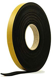 RS® Neoprene Rubber Self Adhesive Sponge Strip 20mm (W) x 3mm (T) x 10m (L) | 3mm thick | For Sealing, Gaskets, Weather Strip, Cushioning, Noise Reduction, Anti vibration, Anti slip, Industrial & DIY