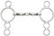 Lorina Waterford 3 Ring Trense (5.5in / 140mm) (Silber)