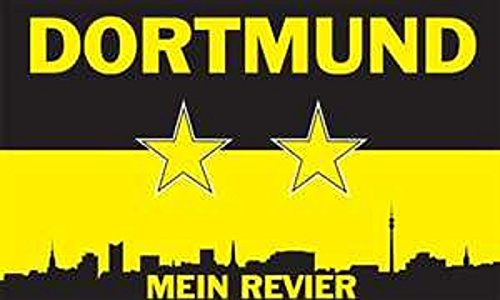 U24 Flagge Fahne Dortmund mein Revier 90 x 150 cm