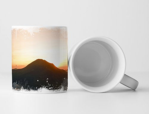 Eau Zone Fotokunst Tasse Geschenk Kintamani Bali Sonnenaufgang